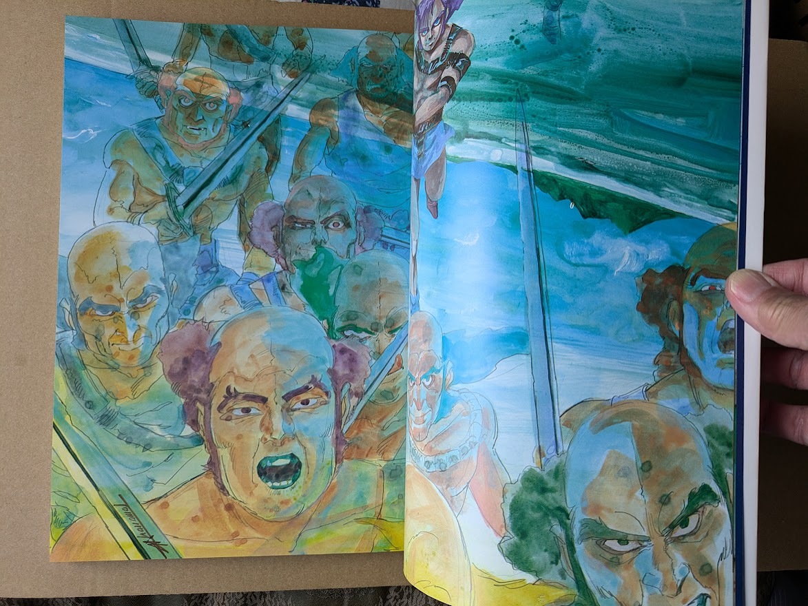 湖川友謙 イラストレーションズ・意気 1985年 初版 GREED 湖川友謙 イラストレーションズ・意気 1985年 初版 GREED