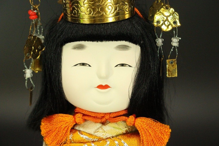 21◇初荷です ◇筑前博多人形師 神妙 佐藤好昭彫 「古典立雛 21◇初荷です ◇筑前博多人形師 神妙 佐藤好昭彫 「古典立雛