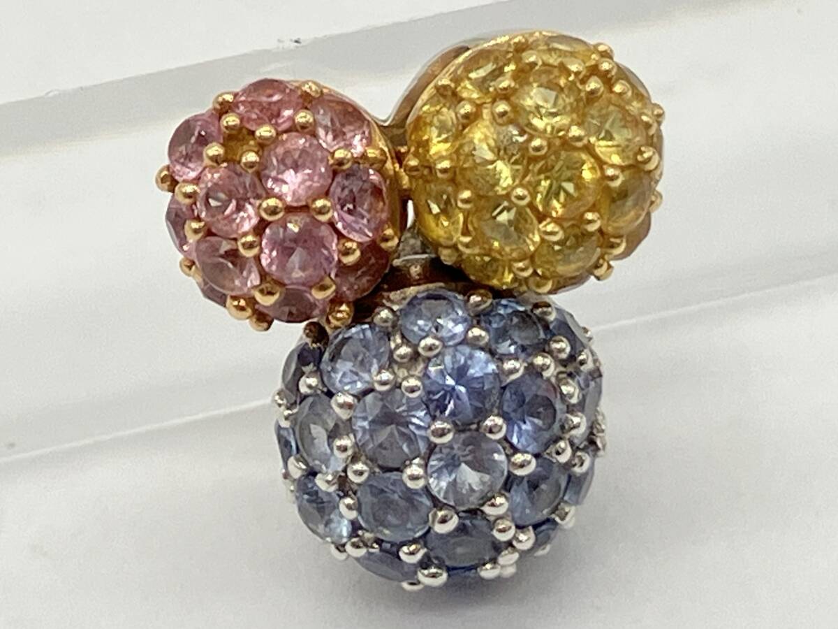 人気 ブランド チェック K18/トップ/3カラー1.00ct/2.1g その他