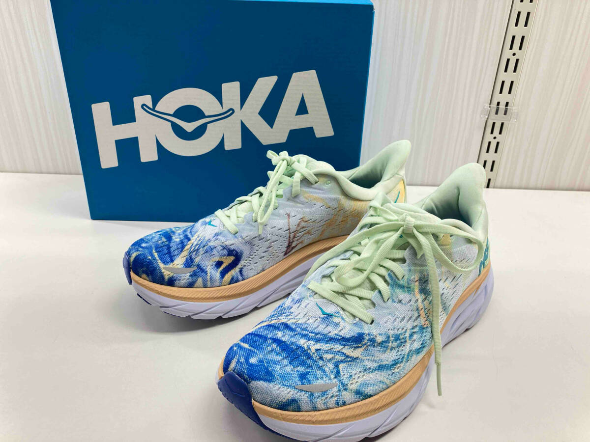流行り の ブランド - 2024年おすすめのアイテム満載 HOKA 23.5cm スニーカー クリフトン8 ランニングシューズ ホカ 23.5cm