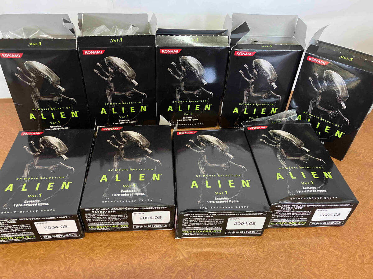 現状品 SFムービーコレクション エイリアン vol.1 全8種 タブリ1 計9点 レア スペースジョッキー