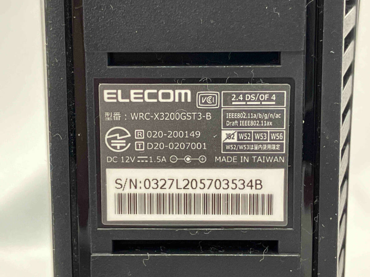 ELECOM WRC-X3200GST3-B беспроводной LAN/ маршрутизатор 