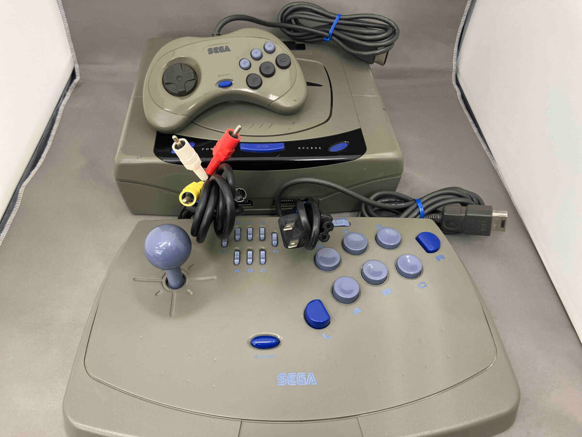 ジャンク 通電確認済み セガサターン 本体 SEGASATURN バーチャスティック HST-3210 HSS-0104