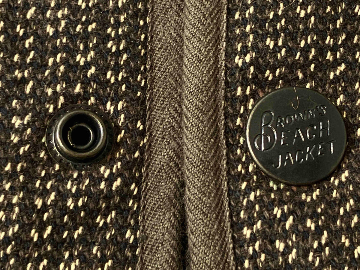 BROWN'S BEACH JACKET ウールジャケット Brown's Beach / BROWN'S BEACH JACKET 