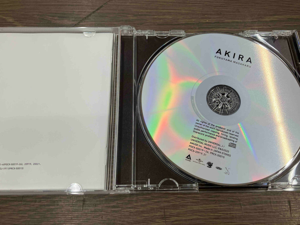 (オリジナル金テープ欠品) 福山雅治 CD AKIRA(初回限定「KICK-OFF STUDIO LIVE『序』」盤)(初回プレス仕様)(CD+Blu-ray Disc)_画像3