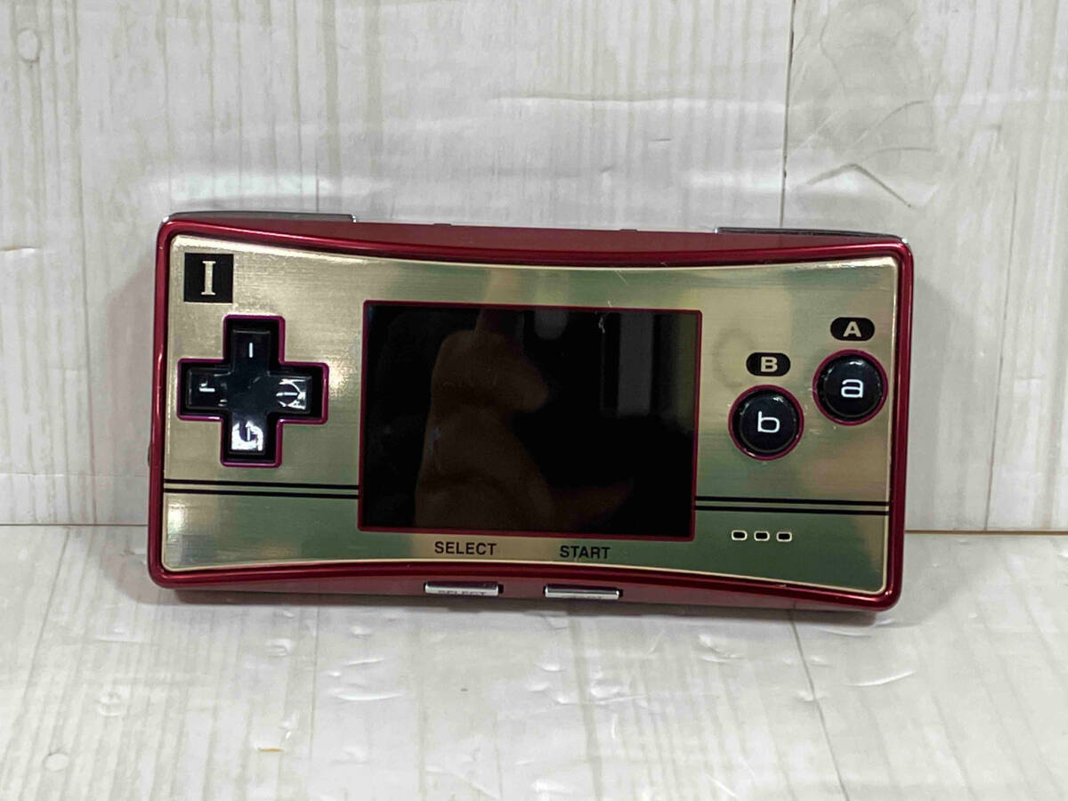 希少 黒入荷! ゲームボーイミクロ:ファミコンバージョン【箱、取扱説明書無し 本体