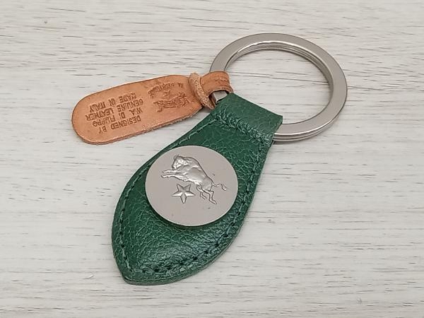 IL BISONTE Il Bisonte key holder Conti . plate green series 