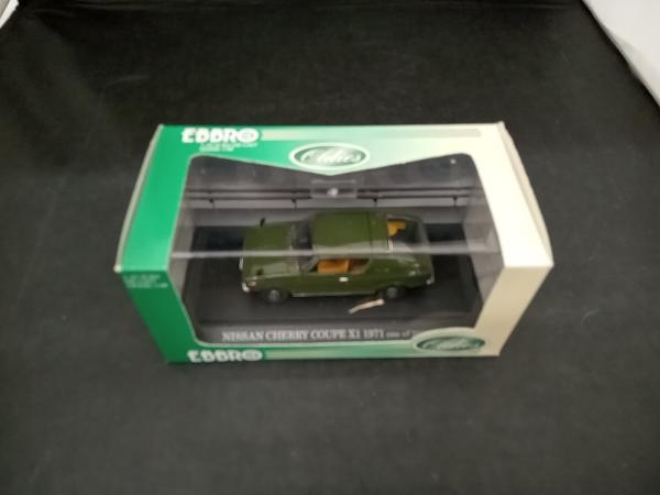 EBBRO 1/43 NISSAN CHERRY COUPE X1 1971 GREEN エブロ
