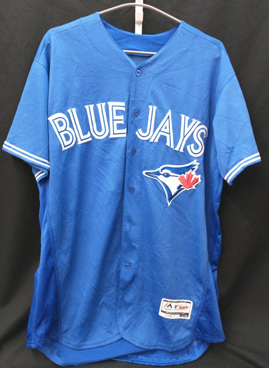 MAJESTIC TORONTO BLUE JAYS BASEBALL SHIRT マジェスティック トロント ブルージェイズ ベースボール シャツ 40 野球 MLB 店舗受取可