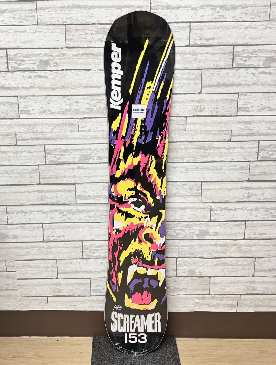 未使用品 スノーボード板Kemper 2021-2022 SCREAMER 153cm ケンパー スクリーマー 店舗受取可