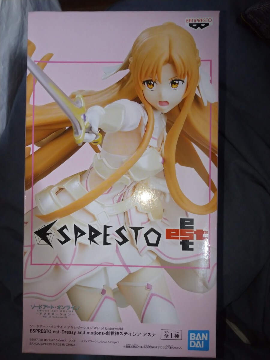 ESPRESTO est Dressy and motions ソードアートオンライン アリシゼーション 創世神ステイシア アスナ