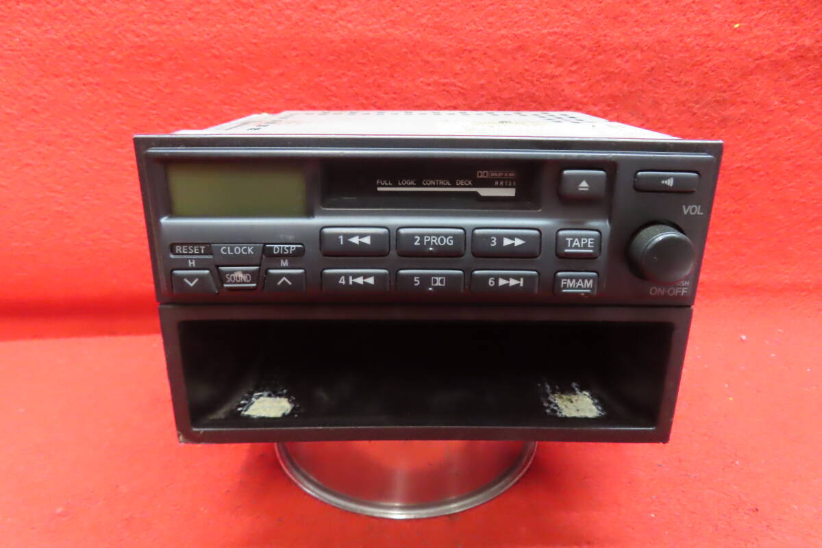 CS1448＊?jiǎng)幼鞅Ｔ^付/日産純正 CSK-9711D QP11 プリメーラ カーオーディオ カセットプレーヤー　デッキ 1DIN 本體のみ