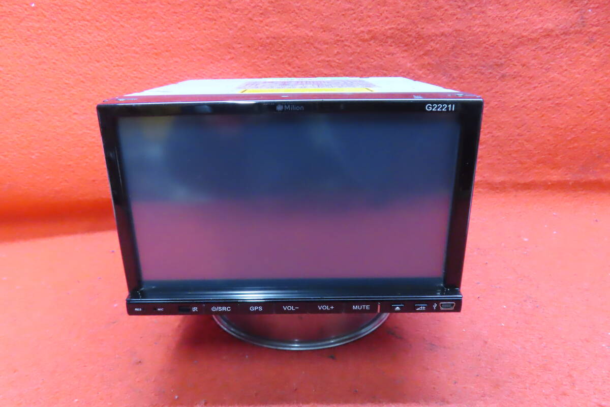 ＊CS1516＊/スバル純正 Million ミリオン G2221L オーディオナビ 地デジTVフルセグ內蔵 CDプレーヤー CDデッキ カーオーディオ
