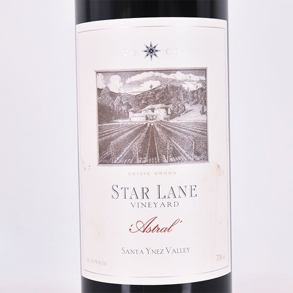 ★スター レーン ヴィンヤード アストラル 2006年 赤 ※ 750ml 15.1% カリフォルニア Star Lane Vineyard Astral L080238