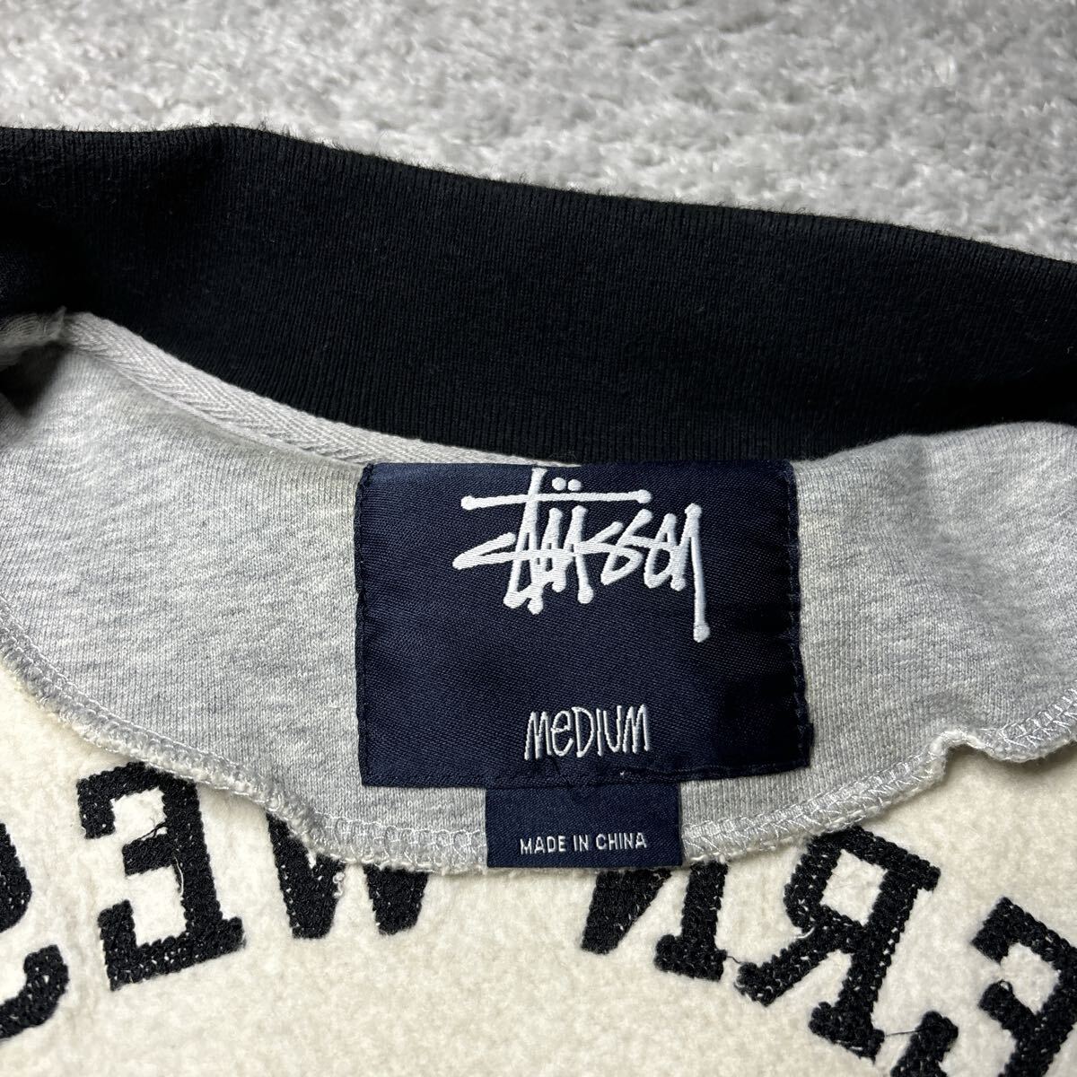 stussy ステューシー スタジャン スウェット 刺繍 トレーナー stussy ステューシー スタジャン スウェット 刺繍 トレーナー