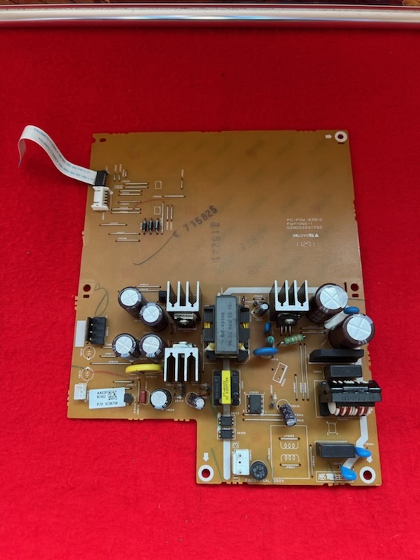 動作品 Toshiba ブルーレイレコーダー RD-BR610 から取外した PC-POW-BZ810 FWY1065-1 電源基板 部品 (G2)