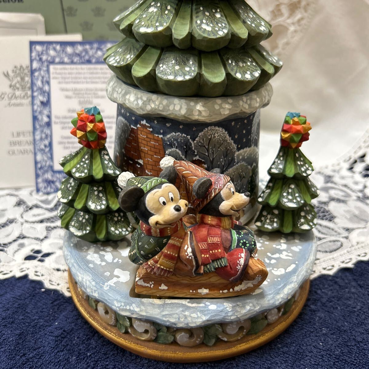 Disney ディズニー オルゴール フィギュア クリスマスツリー Disney ディズニー オルゴール フィギュア クリスマスツリー