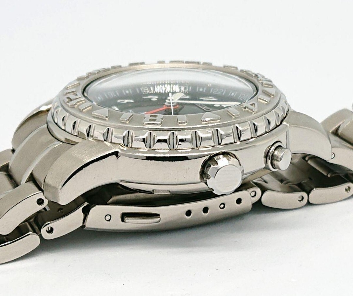 仕上げ済】 SEIKO セイコー ブライツ キネティック GMT 5M65 仕上げ済】 SEIKO セイコー ブライツ キネティック GMT 5M65