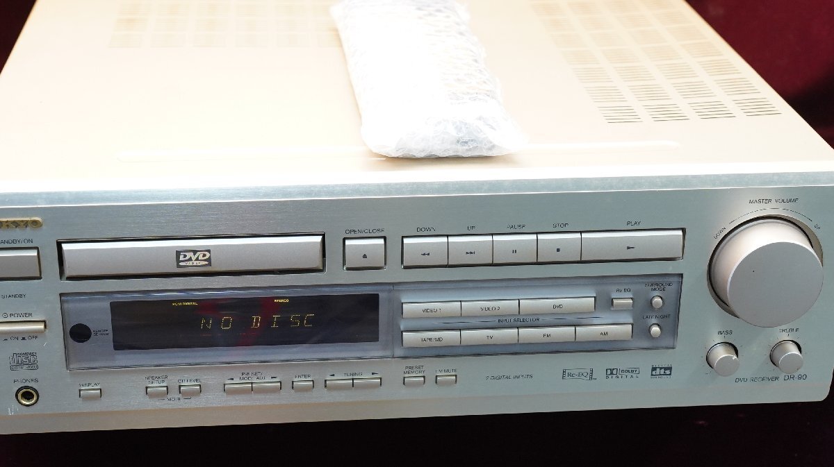 A&P ONKYO:DR90:DVDレシ-バ-:リモコン付:CD/DVD不良 A&P ONKYO:DR90:DVDレシ-バ-:リモコン付:CD/DVD不良