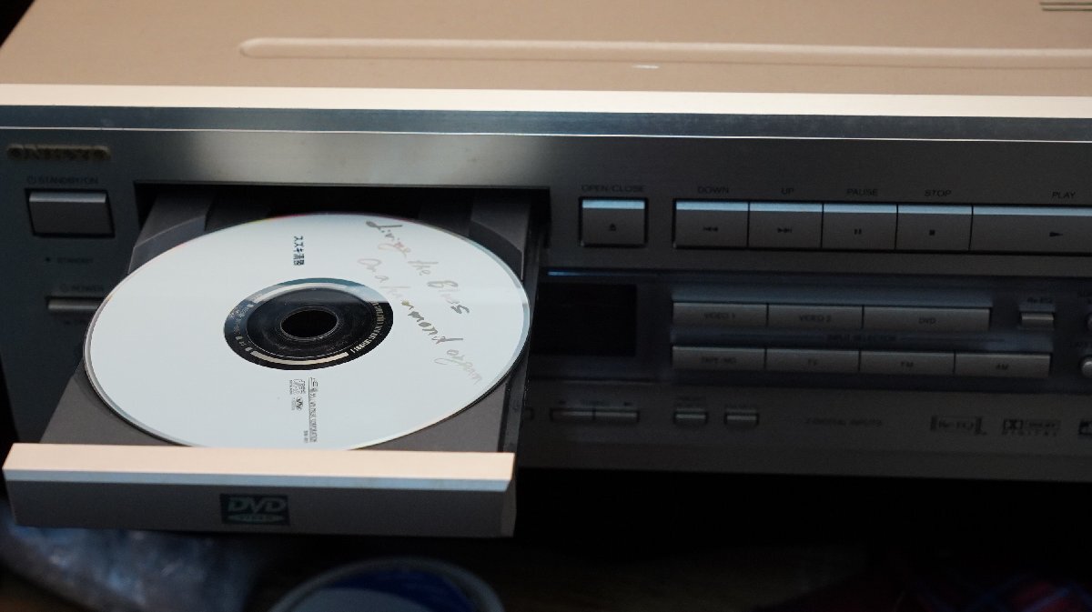 A&P ONKYO:DR90:DVDレシ-バ-:リモコン付:CD/DVD不良 A&P ONKYO:DR90:DVDレシ-バ-:リモコン付:CD/DVD不良