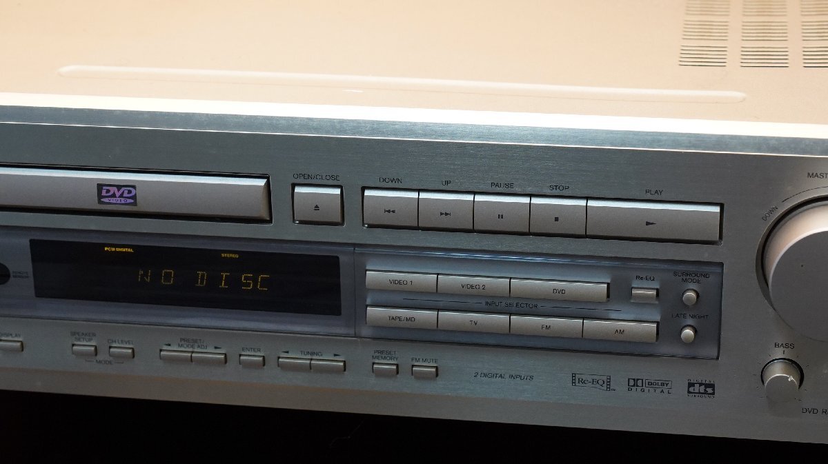 A&P ONKYO:DR90:DVDレシ-バ-:リモコン付:CD/DVD不良 A&P ONKYO:DR90:DVDレシ-バ-:リモコン付:CD/DVD不良
