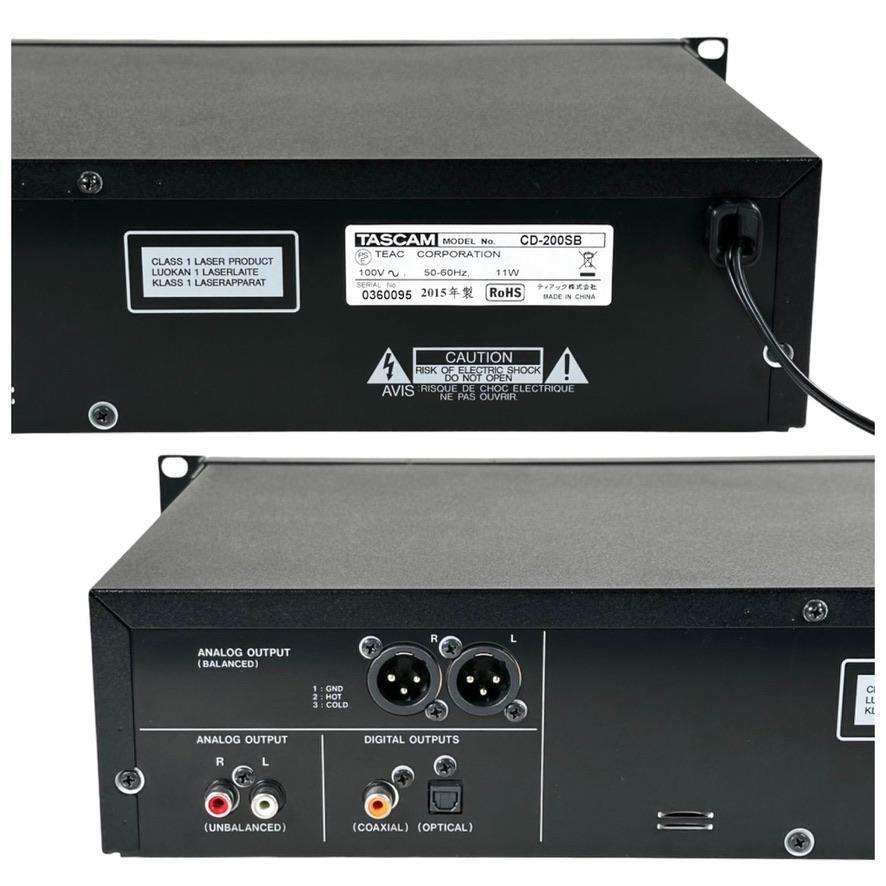 優良動作品・純正リモコン付属・即日発送 TASCAM CDプレーヤー 優良動作品・純正リモコン付属・即日発送 TASCAM CDプレーヤー