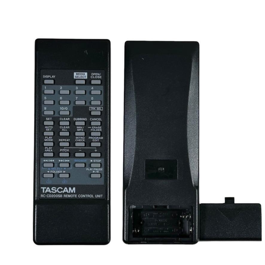 優良動作品・純正リモコン付属・即日発送 TASCAM CDプレーヤー 優良動作品・純正リモコン付属・即日発送 TASCAM CDプレーヤー