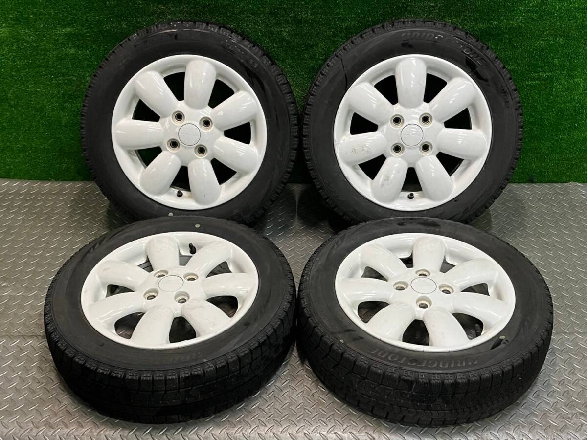 アルトラパン用アルミホイール付きスタッドレスタイヤ×4本引取り限定