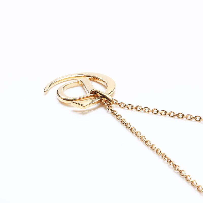  Christian Dior Christian Dior колье CD Logo Gold 