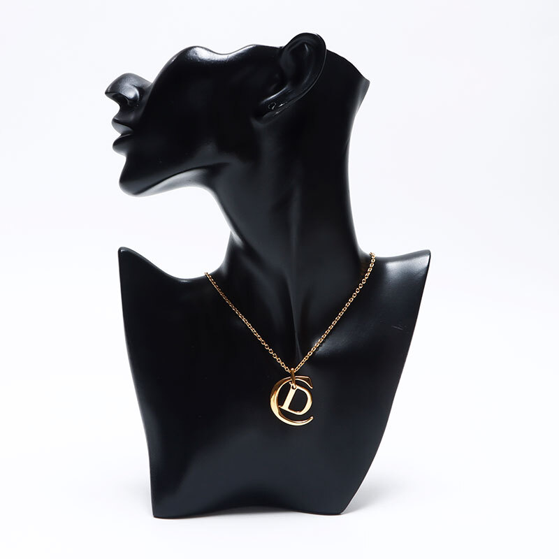 Christian Dior Christian Dior колье CD Logo Gold 