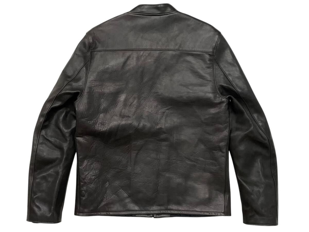 極美品 38 Y'2 LEATHER ER-44 COLLAGE HORSE SINGLE RIDERS 極美品 38 Y'2 LEATHER ER-44 COLLAGE HORSE SINGLE RIDERS