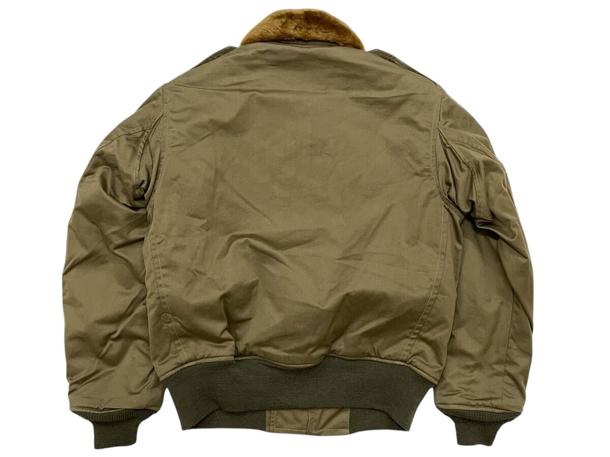 未使用品 38 BUZZ RICKSON'S バズリクソンズ BR11084 TYPE B-10 ROUGH WEAR CLOTHING CO. フライトジャケット 赤リブ フライングタイガー