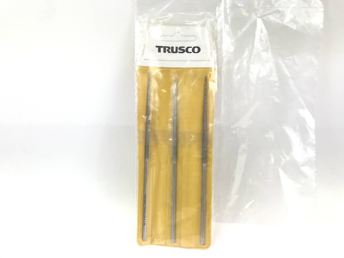 【未開封/保管品】トラスコ中山 TRUSCO ダイヤモンドニードルヤスリ 丸 3本組セット TNFS6(328-9281) #241126-1