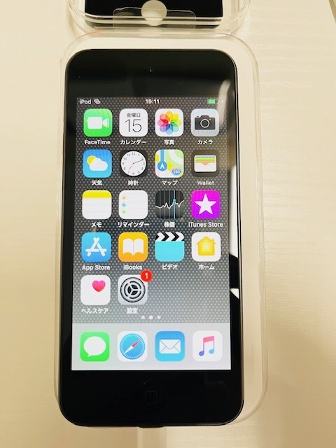 11-6　iPod touch 第6世代 32GB スペースグレー A1574 MKJ02J/A 美品 動作確認済