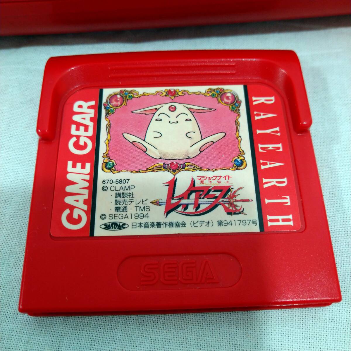ジャンク ゲームギア GAME GEAR 本体 魔法騎士レイアース 赤
