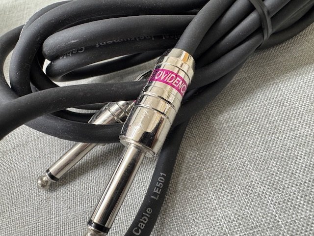 [ secondhand goods ] musical instruments shield cable PROVIDENCE 2 pcs set length different 280cm/480cm( control number 049102)