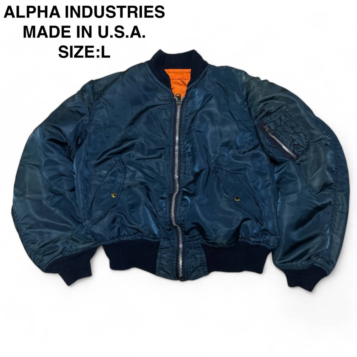 USA製 ALPHA INDUSTRIES アルファインダストリーズ フライト USA製 ALPHA INDUSTRIES アルファインダストリーズ フライト