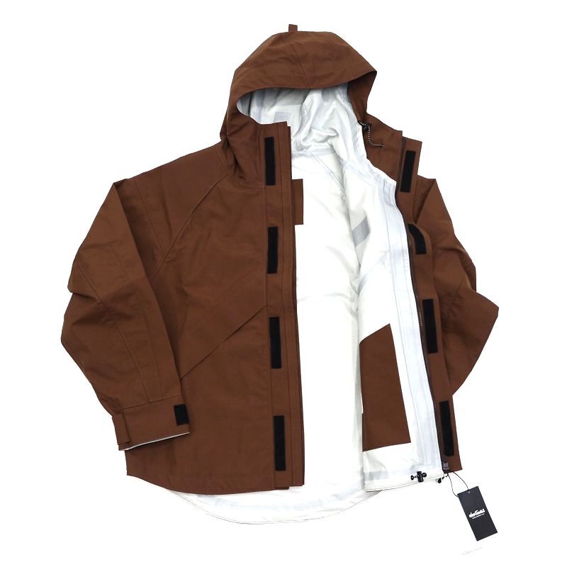 K05134 未使用品 WILD THINGS × ADAM ET ROPE/ジャケット【サイズ:M】ダークブラウン マウンテンパーカー アダムエロぺ 別注_画像3