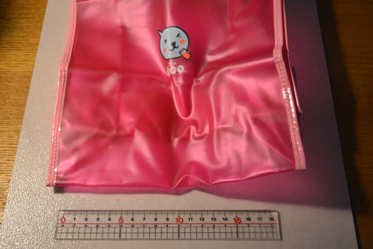 キャラクターQoo ビニール手提げ袋2點　手提げポーチ1點　3點セット　美品