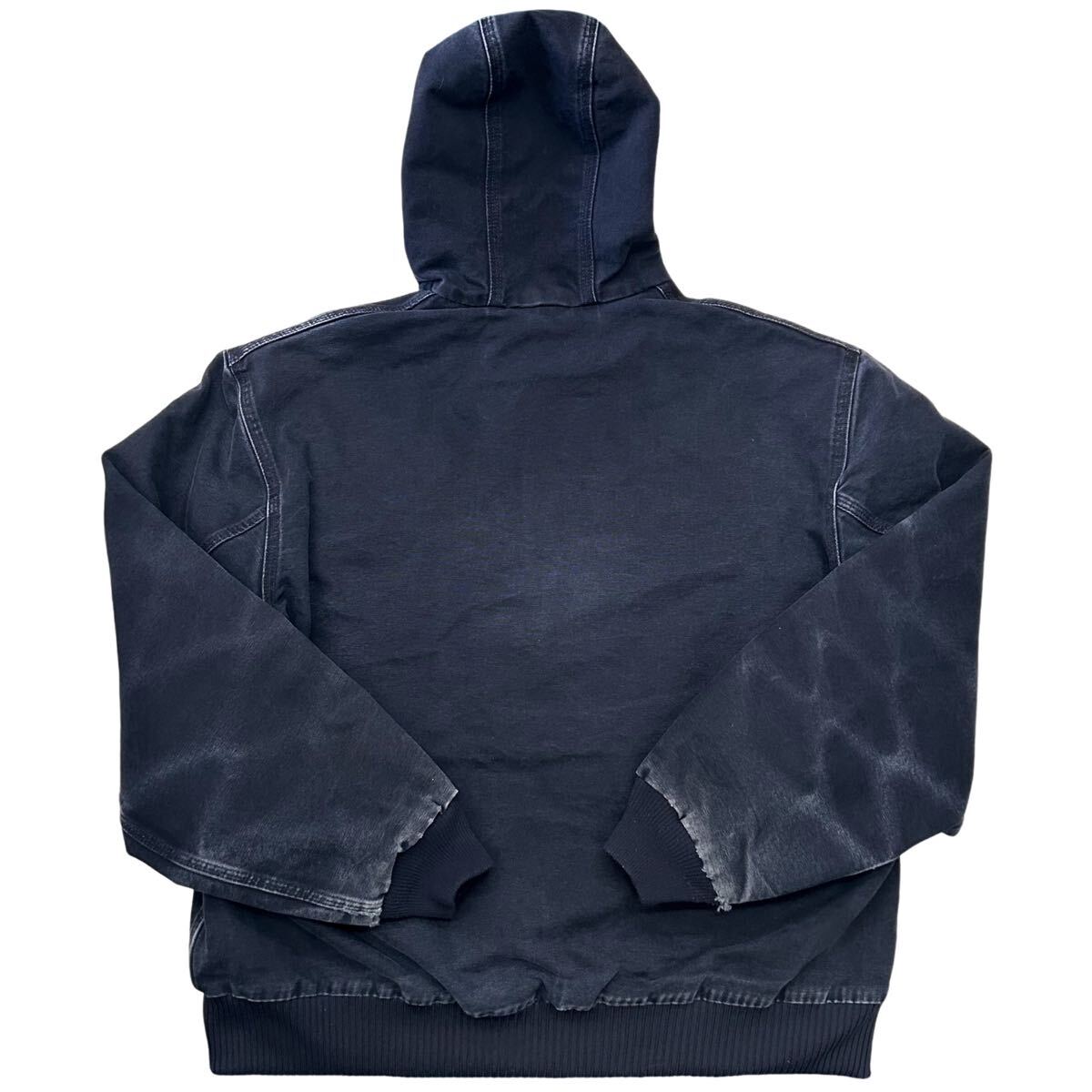Carhartt アクティブジャケット L ネイビー J130 フェード Carhartt アクティブジャケット L ネイビー J130 フェード