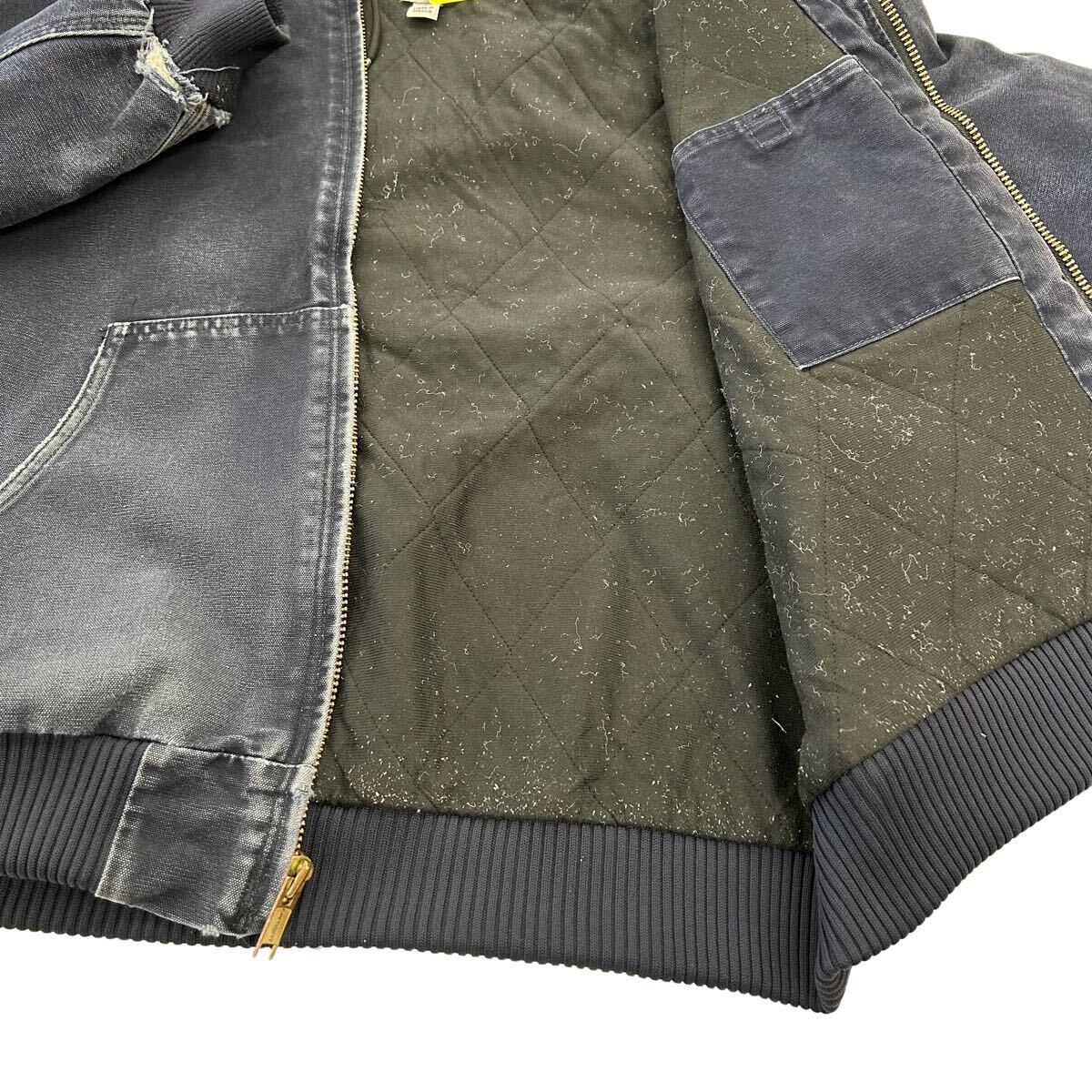 Carhartt アクティブジャケット L ネイビー J130 フェード Carhartt アクティブジャケット L ネイビー J130 フェード