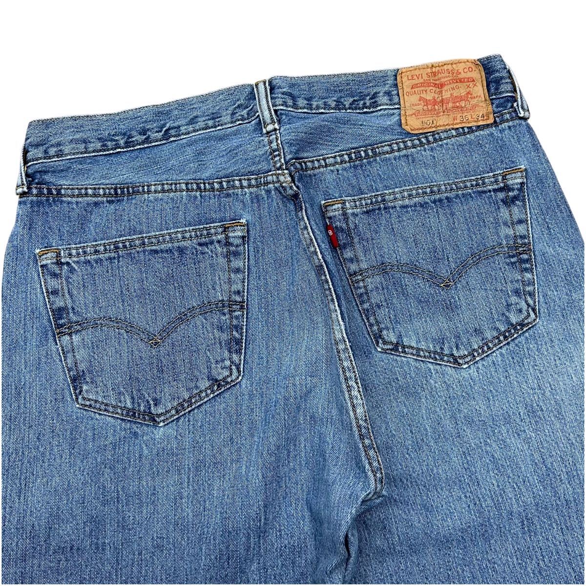 Levi's リーバイス 501 W36 レギュラーストレート ブルー Levi's リーバイス 501 W36 レギュラーストレート ブルー
