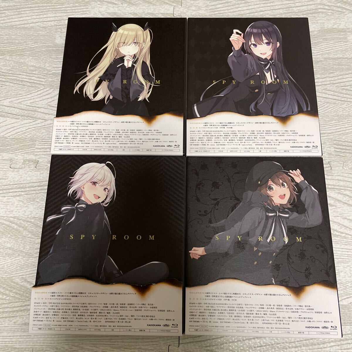 TVアニメ スパイ教室 1st 2nd season Blu-ray BOX Vol 1 Vol 2 TVアニメ スパイ教室 1st 2nd season Blu-ray BOX Vol 1 Vol 2
