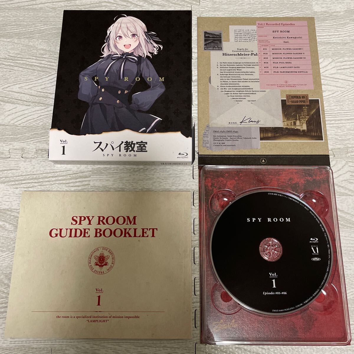 TVアニメ スパイ教室 1st 2nd season Blu-ray BOX Vol 1 Vol 2 TVアニメ スパイ教室 1st 2nd season Blu-ray BOX Vol 1 Vol 2