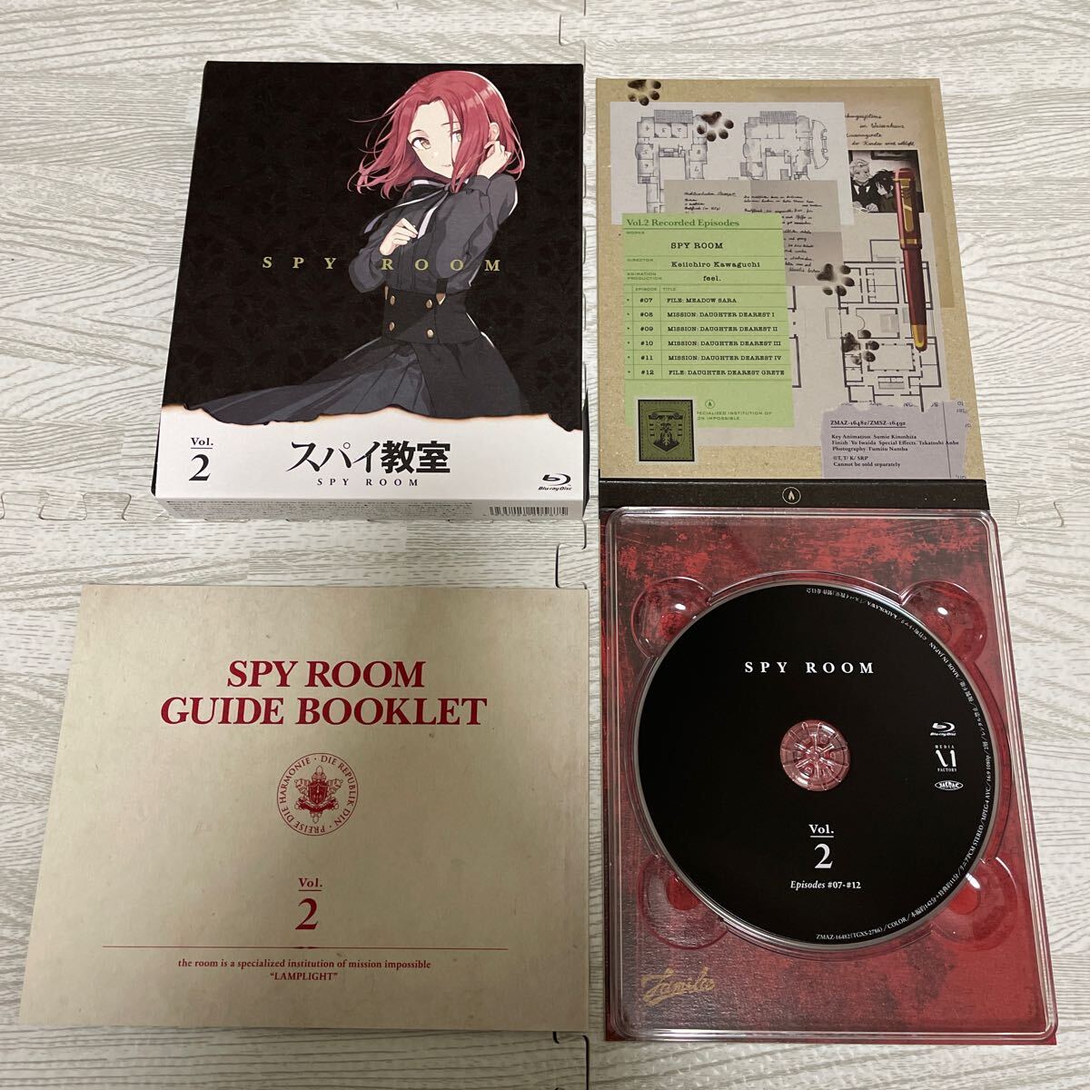 TVアニメ スパイ教室 1st 2nd season Blu-ray BOX Vol 1 Vol 2 TVアニメ スパイ教室 1st 2nd season Blu-ray BOX Vol 1 Vol 2
