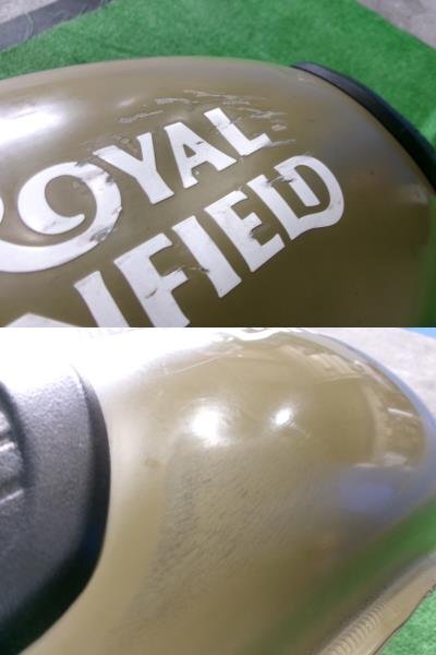 Royal Enfield Royal Enfield Classic 500EFI оригинальный топливный бак топливный бак утиль хаки цвет Y6.1160