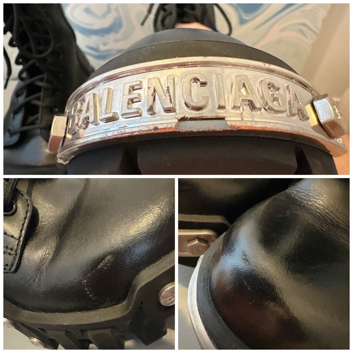 BALENCIAGA バレンシアガ BULLDOZER レースアップブーツ 36 23cm BALENCIAGA バレンシアガ BULLDOZER レースアップブーツ 36 23cm