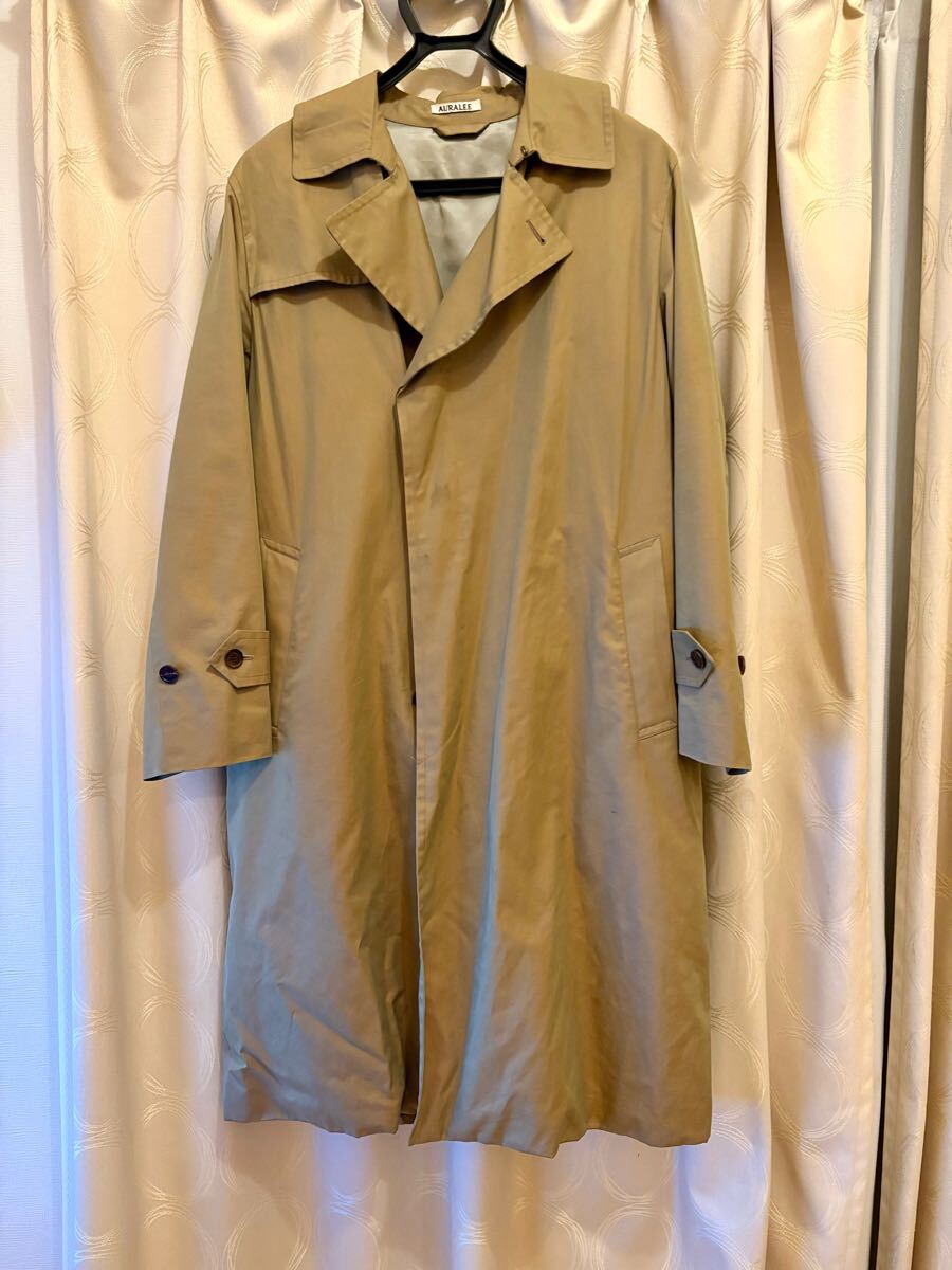 AURALEE オーラリー 日本製 FINX CHAMBRAY TRENCH COAT AURALEE オーラリー 日本製 FINX CHAMBRAY TRENCH COAT
