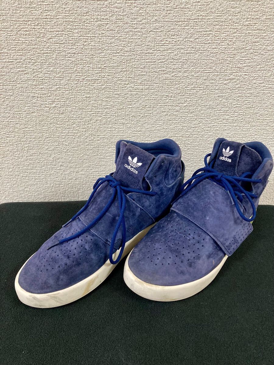 ¥1000 start!adidas Adidas suede is ikatto 27cm navy blue 