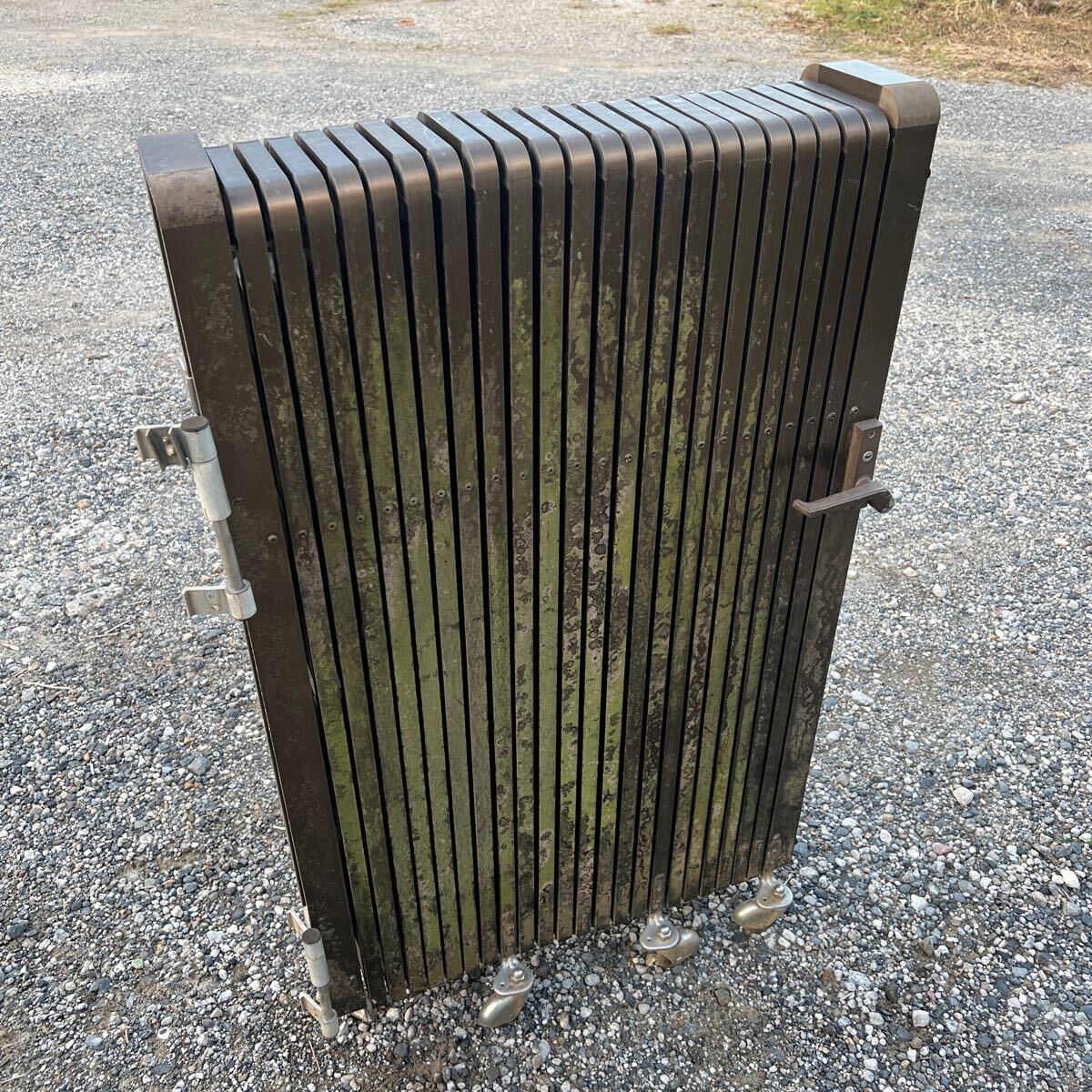 千葉 中古 ジャバラ門扉 4.2m アコーディオン 伸縮門扉 防犯 千葉 中古 ジャバラ門扉 4.2m アコーディオン 伸縮門扉 防犯
